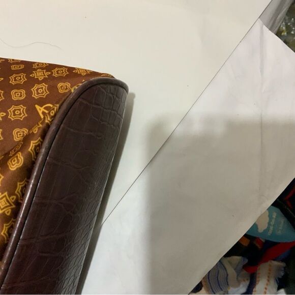 Alfred Durante Signature Design Exclusive Allover Design Sateen Bag NWOT - Picture 13 of 16